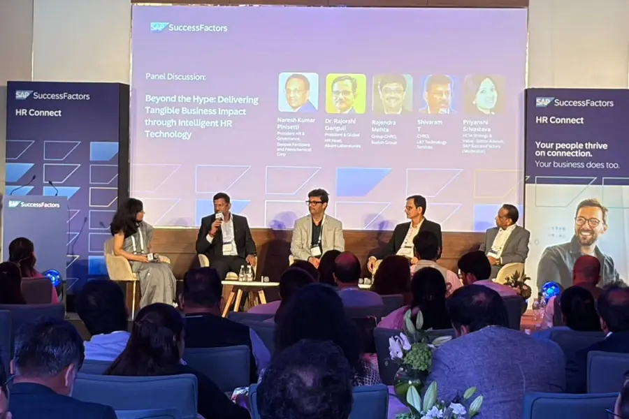 The panel discussion on delivering tangible business impact through intelligent HR technology.